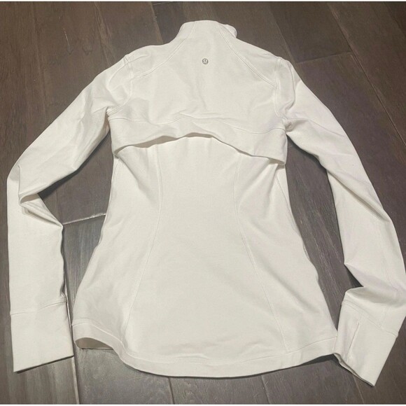 Women’s Lululemon White Define Half Quarter Zip Jacket Pullover Size 6 Small - Picture 7 of 10